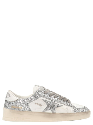 Golden Goose Stardan Sneaker — Silver