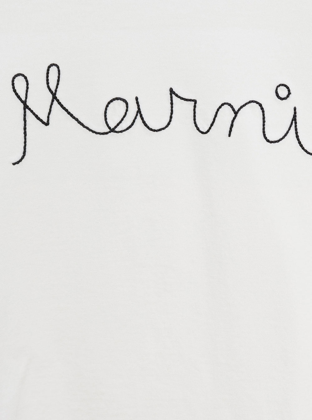 White T-Shirt With Front Logo Print Cotton Girl Tshirts And Polo Shirts