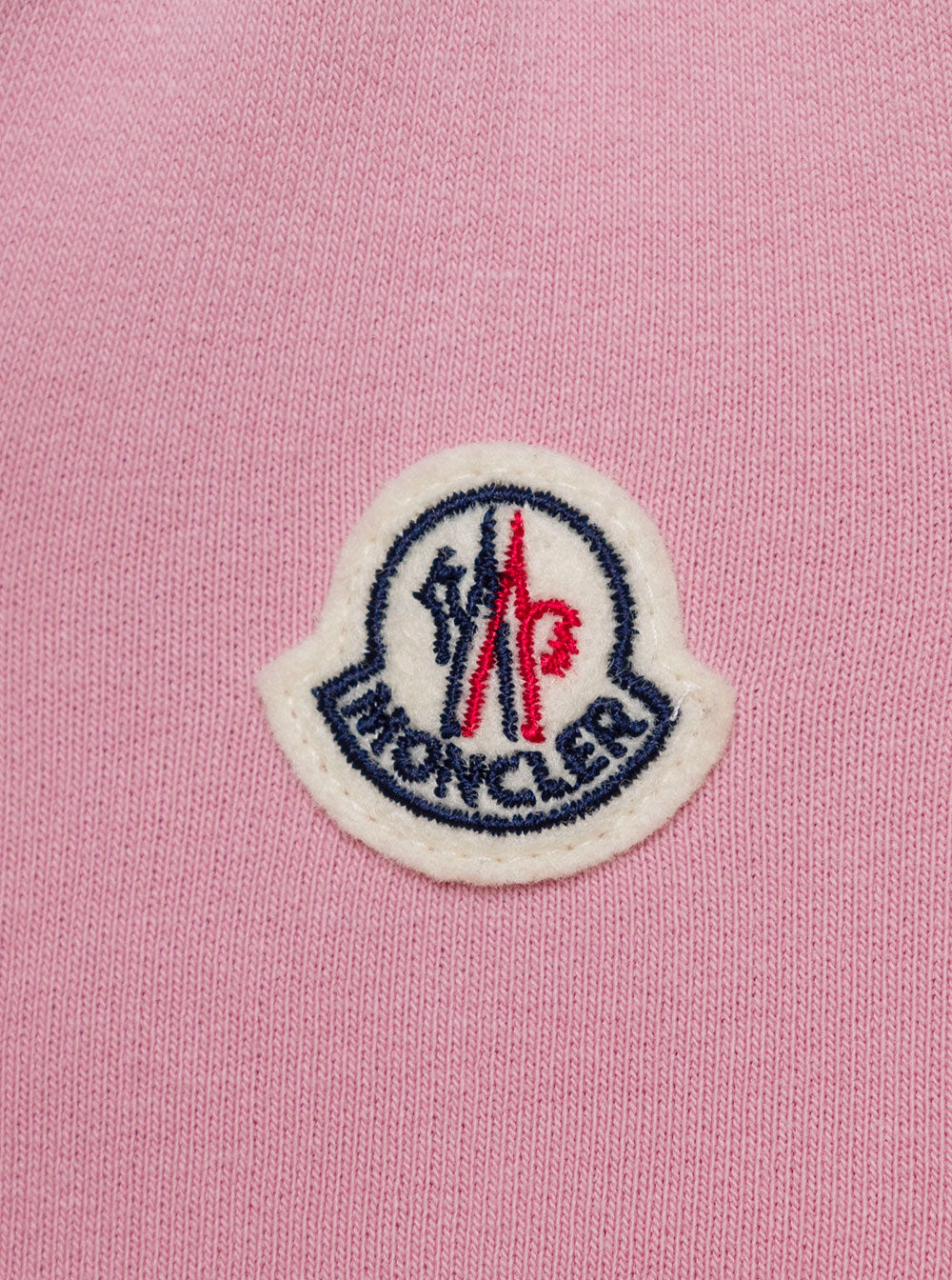 Pink Hoodie And Pants Suitr With Logo Patch Cotton Blend Baby Elastane Suits
