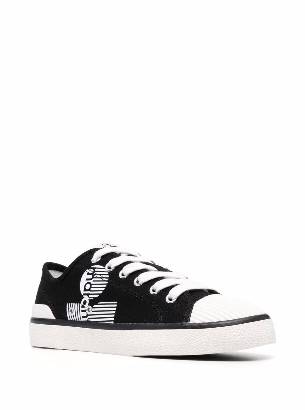 Isabel Marant Womans Binkoo Black Cotton Sneakers With Logo