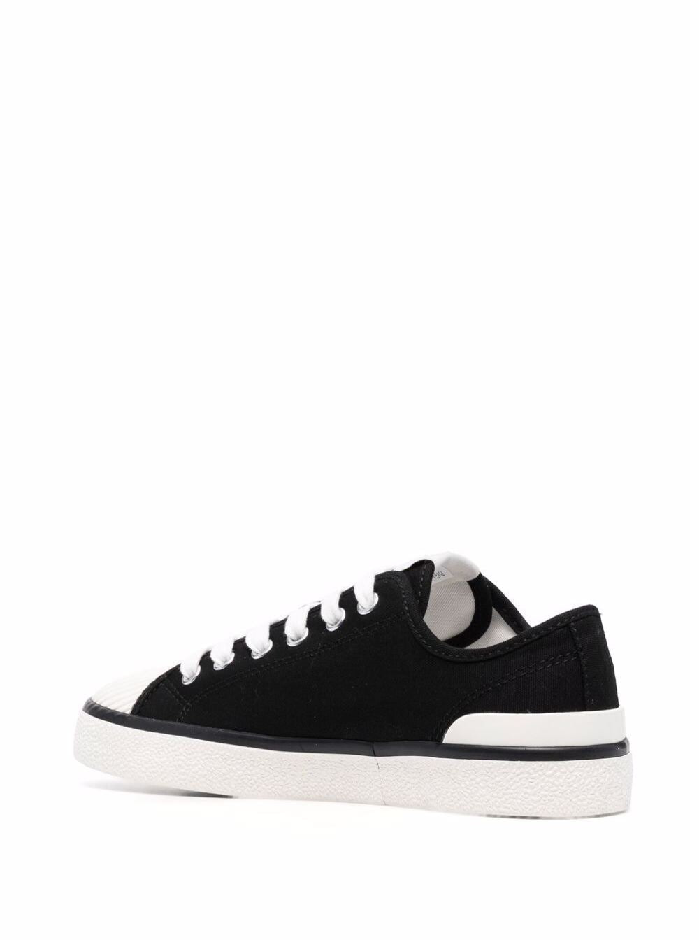 Isabel Marant Womans Binkoo Black Cotton Sneakers With Logo