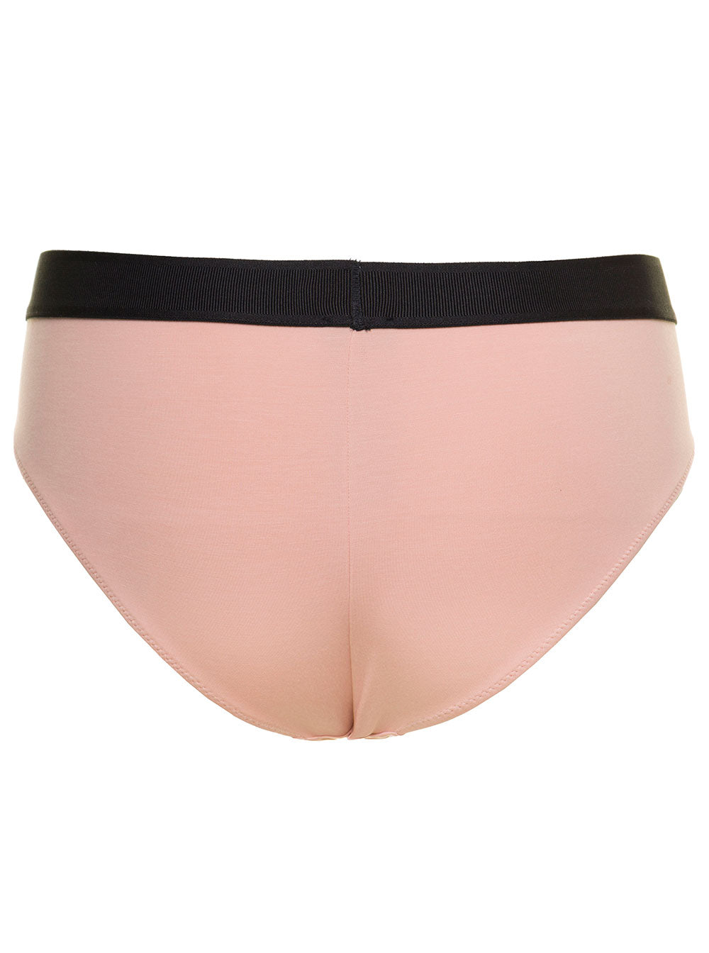 Signature Boy Short Beige Briefs With Logo Waistband Stretch-Jersey Woman Pink Modal Elastan Underwear