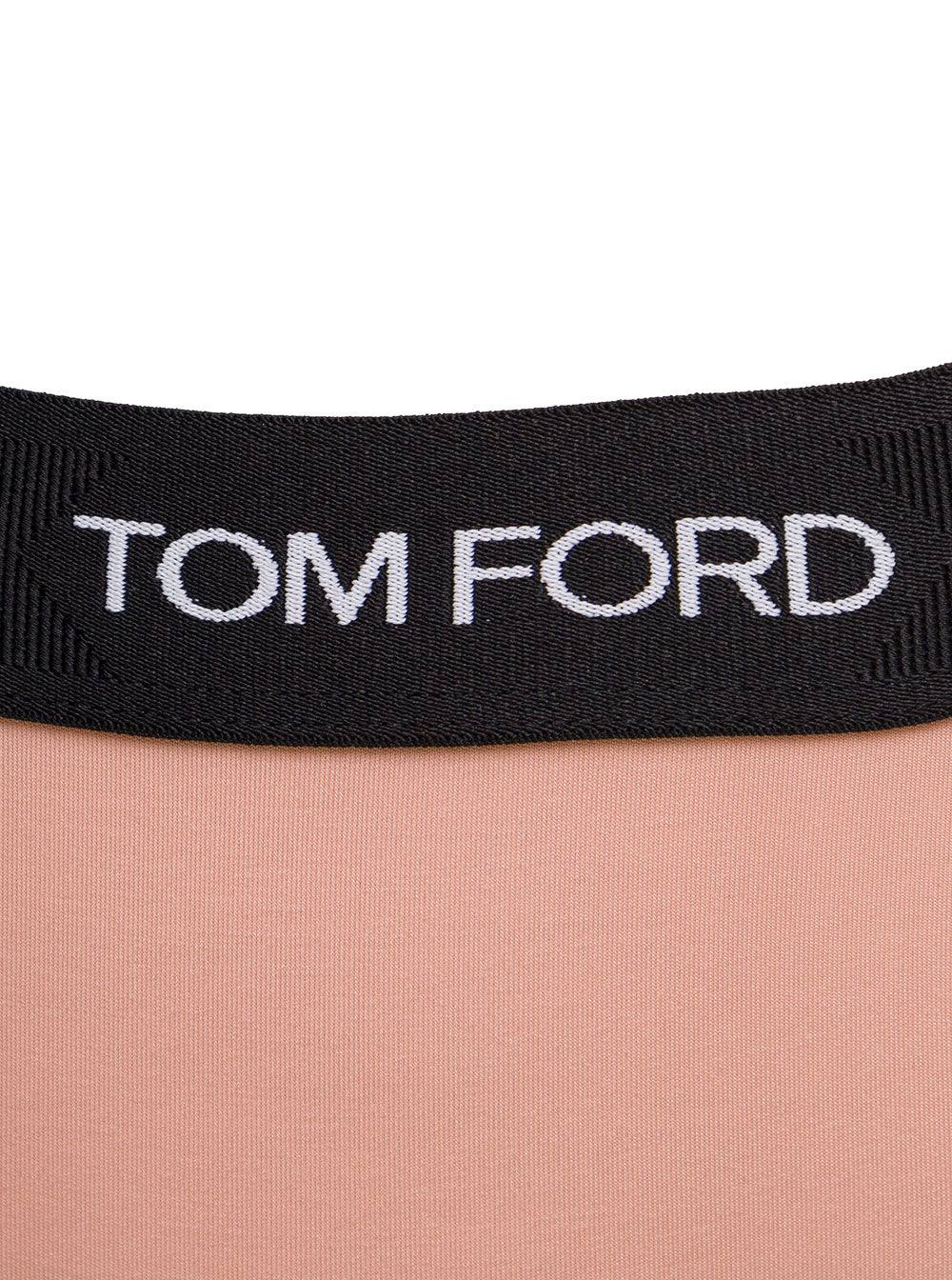 Signature Boy Short Beige Briefs With Logo Waistband Stretch-Jersey Woman Pink Modal Elastan Underwear