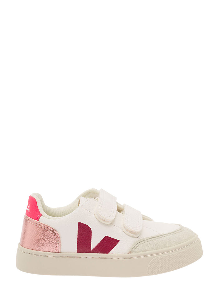 Small V-12 Chromefree Leather Sneaker