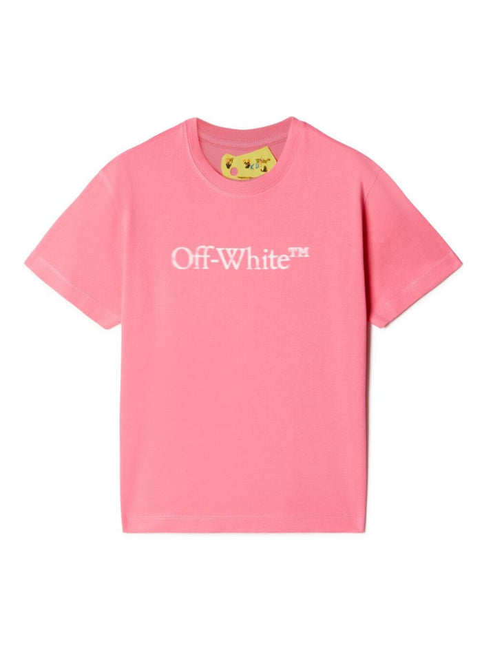 Bookish Bit Logo Fuxia Cotton Tshirts And Polo Shirts