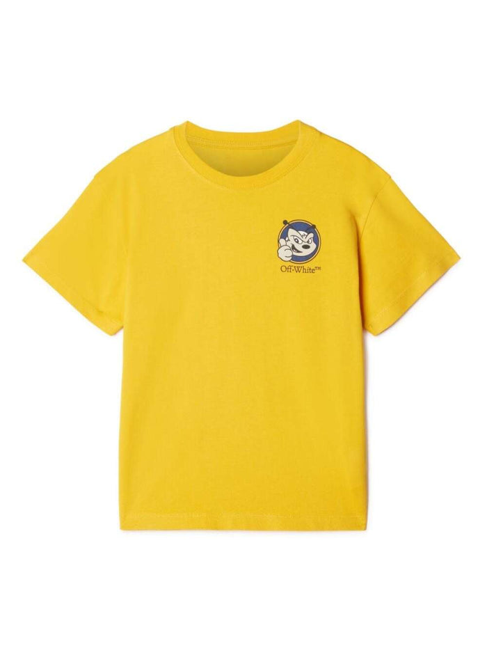 Arrow Mascotte Yellow Cotton Tshirts And Polo Shirts