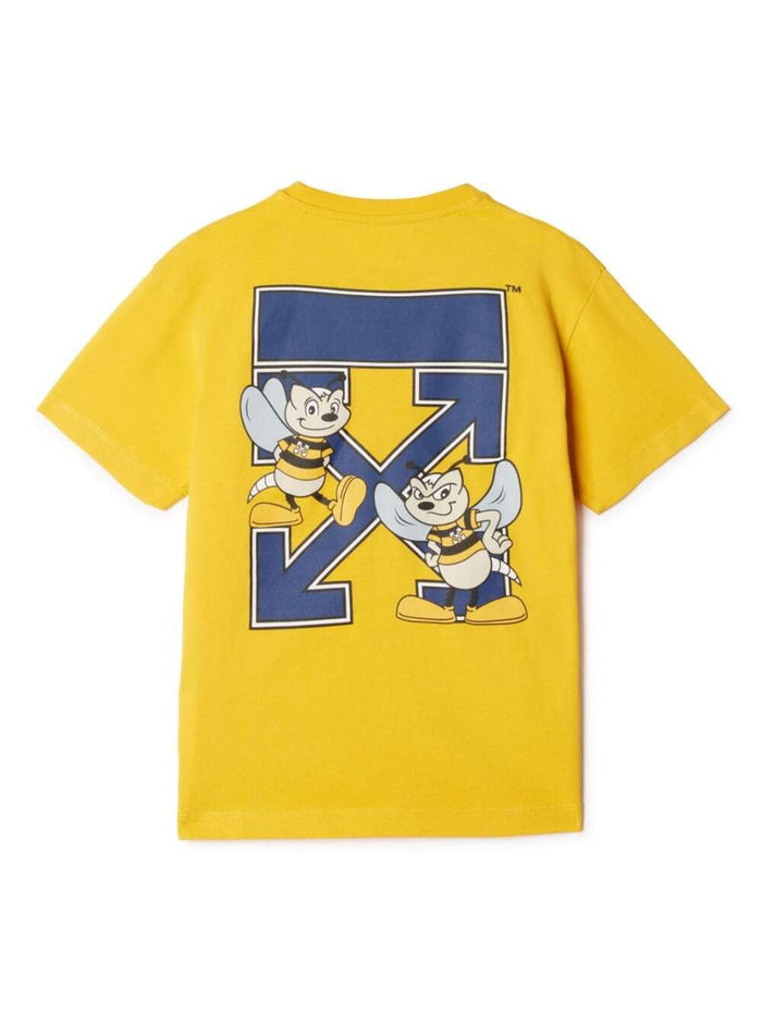 Arrow Mascotte Yellow Cotton Tshirts And Polo Shirts