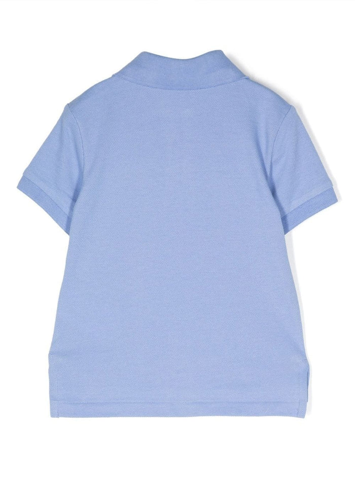 Polo Shirt Blu Cotton And Blouses