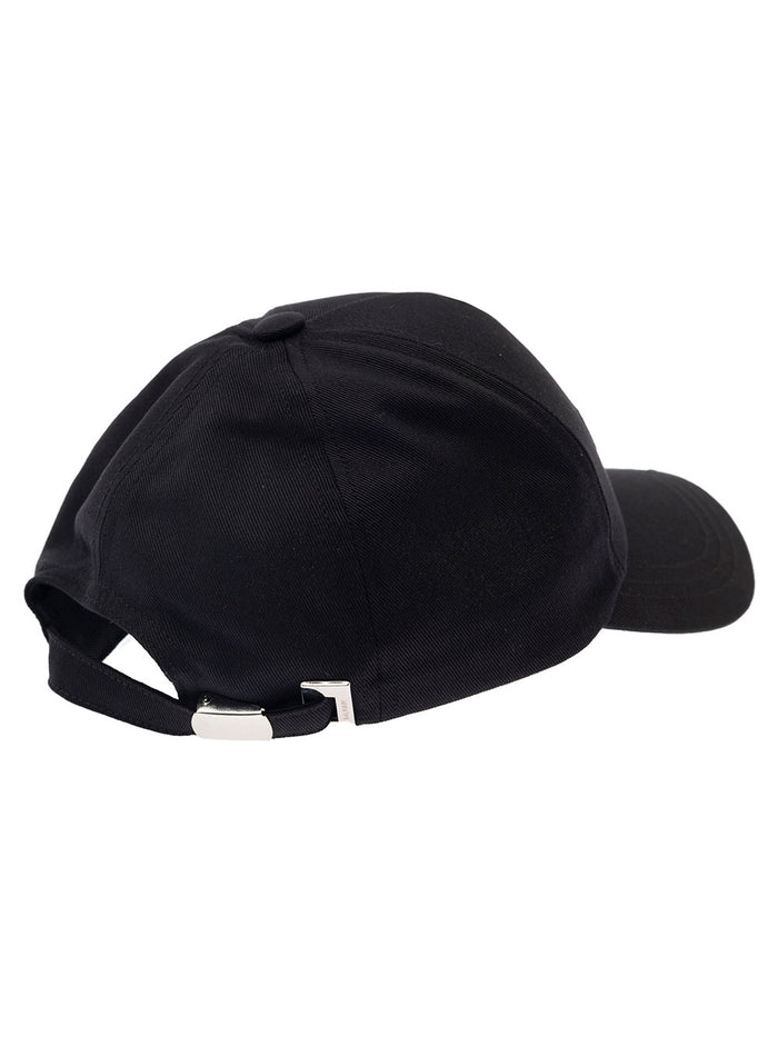 Balmain Cotton Cap Black Hats And Gloves