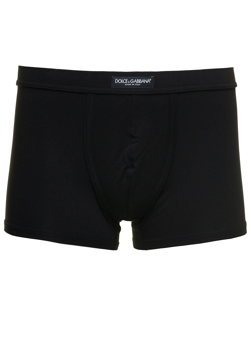 Boxer Black Cotton Elastane Underwear