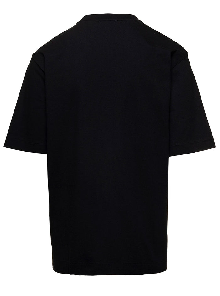 Off Stamp Skate S-S Tee Black White Cotton Tshirts And Polo Shirts