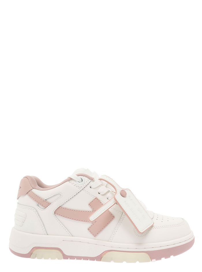 Out Of Office Calf Leather Pink Sneaker