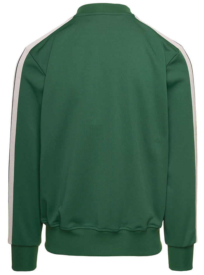 Track Felpa Green Polyester Sweatshirts