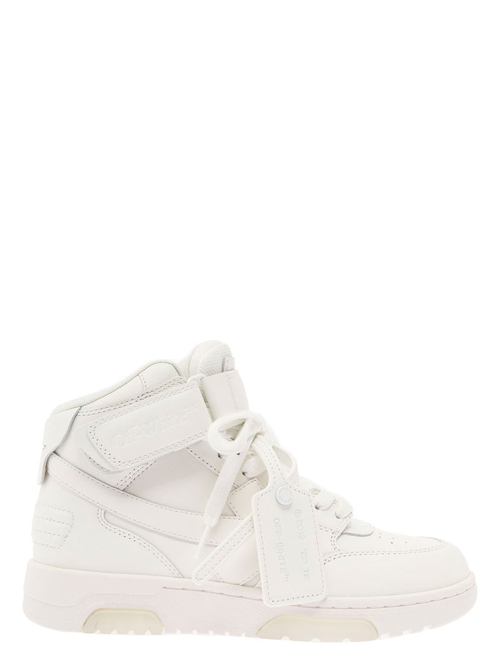 Out Of Office Mid Top Lea White Calf Sneaker