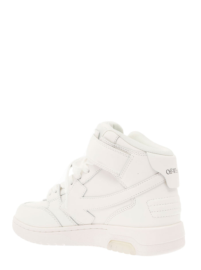 Out Of Office Mid Top Lea White Calf Sneaker