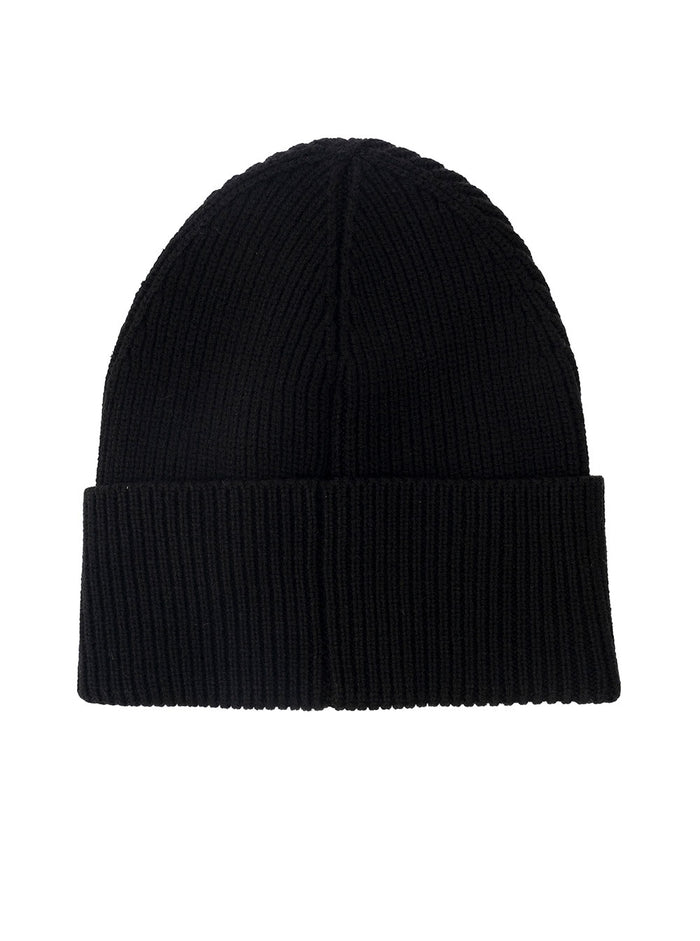 Beanie Logo Piccolo Black Acrylic Wool Hats And Gloves