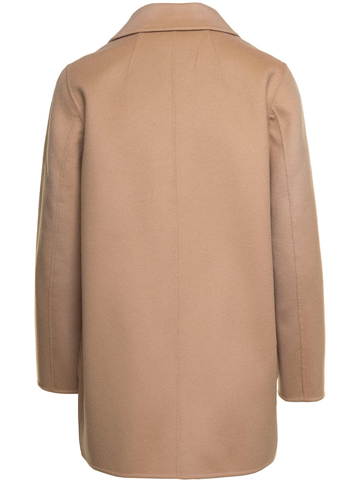 Clairene New Divide Beige Wool Cashmere Blazers