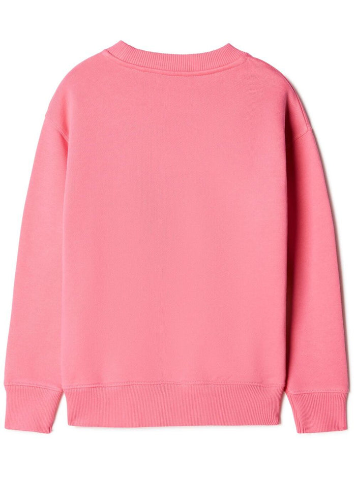 Bookish Bit Logo Fuxia Cotton Sweatshirts