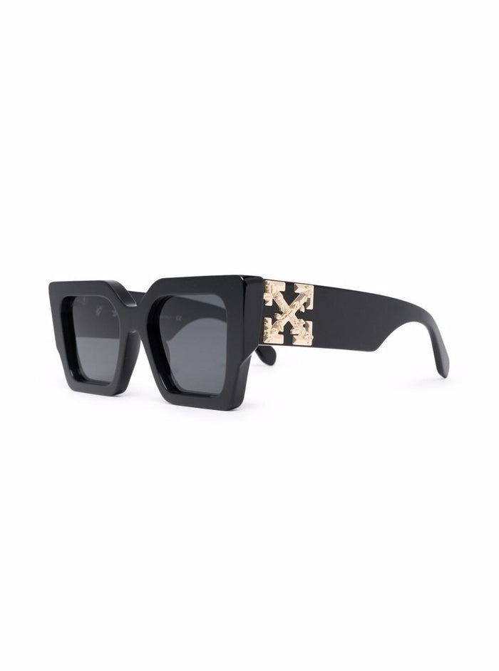 Catalina Black Sunglasses With Arrow Motif Acetate Woman