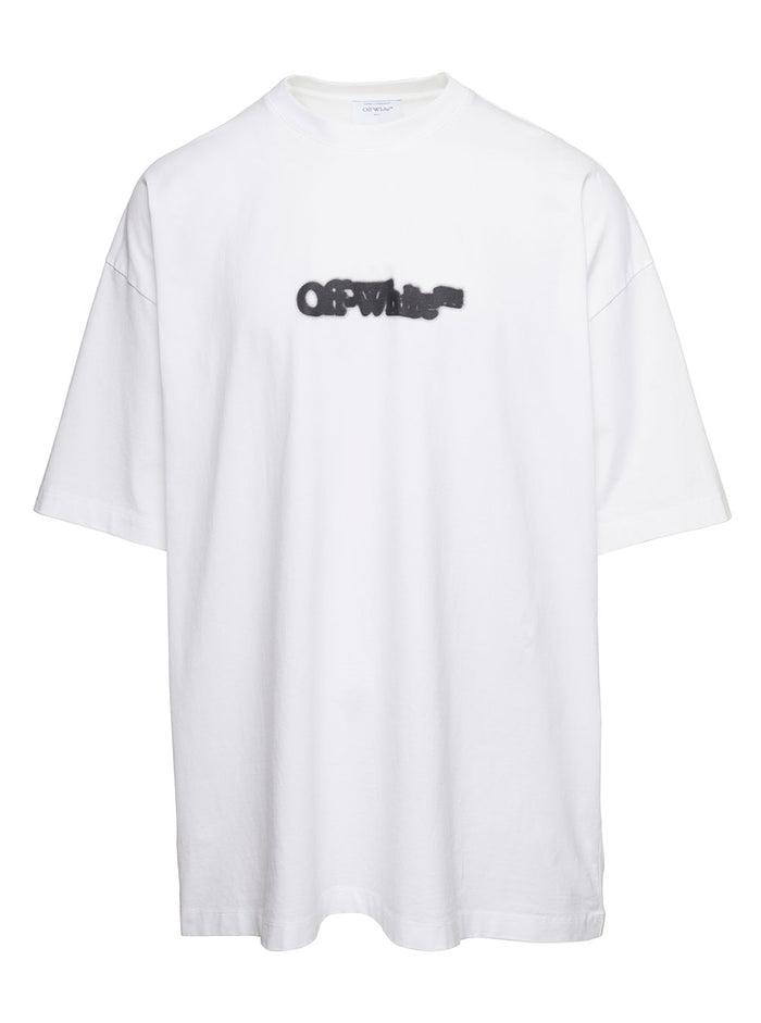 Blurr Book Over S-S Tee White Black Cotton Tshirts And Polo Shirts