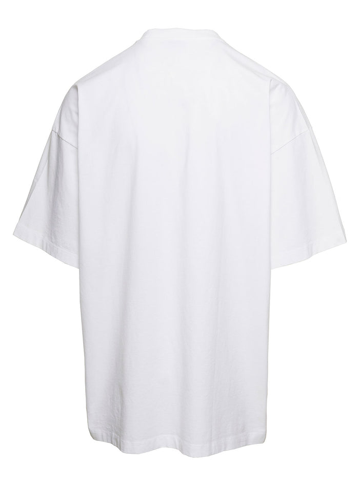 Blurr Book Over S-S Tee White Black Cotton Tshirts And Polo Shirts