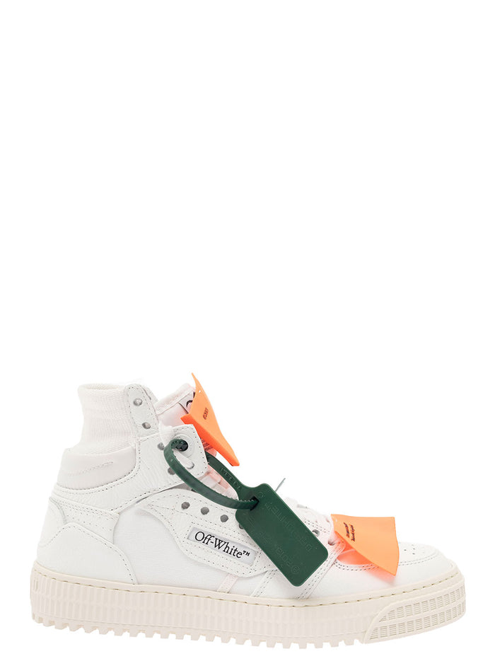 3.0 Off Court Calf Leather White Orange Sneaker