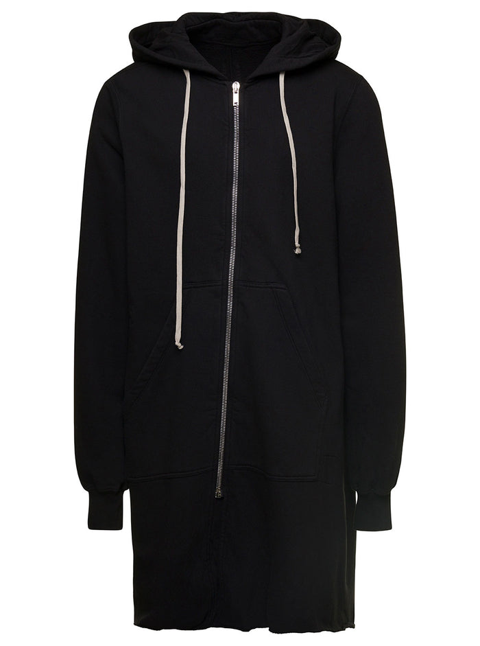 Hoodie Fishtail Parka Black Cotton