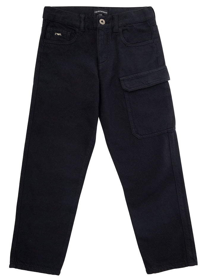 Pantalone 5 Tasche Blu Cotton Trousers