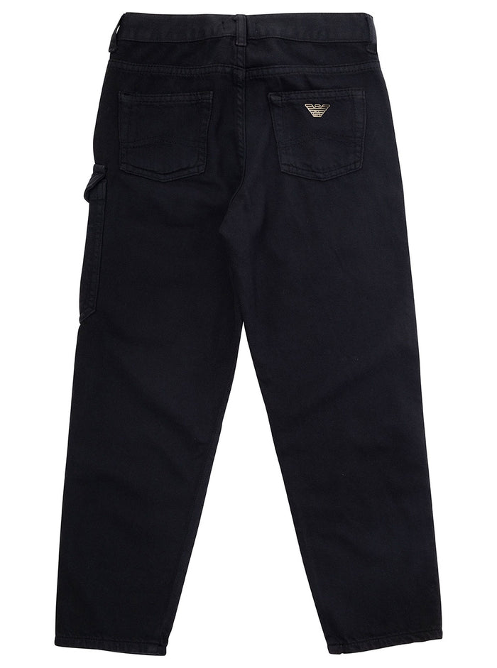 Pantalone 5 Tasche Blu Cotton Trousers