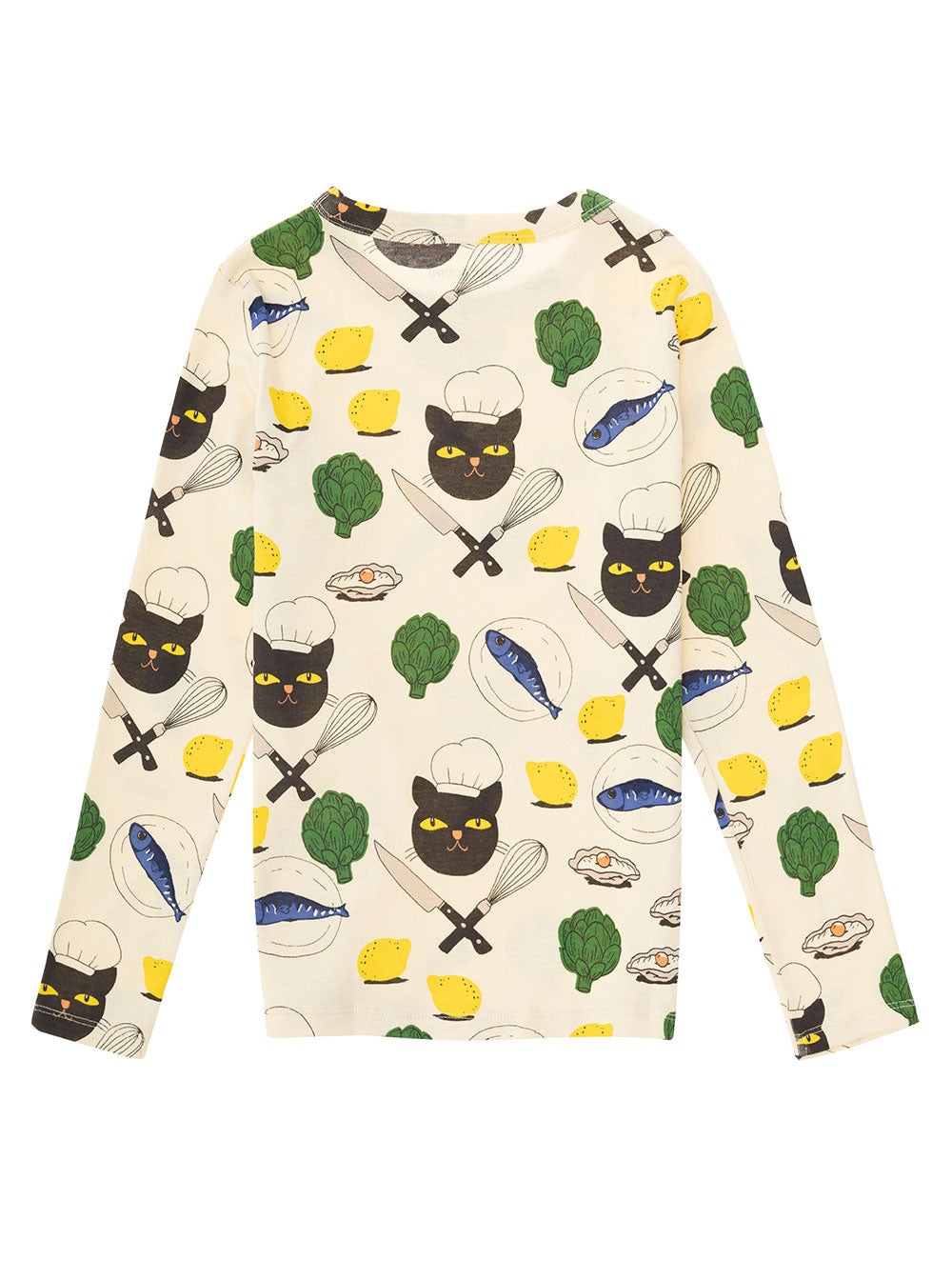 Chef Cat Ls Tee Cotton Jersey