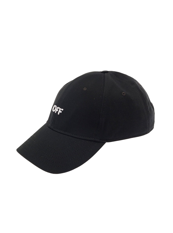 Off Stamp Drill Baseball Cap Black White Cotton Hats And Gloves