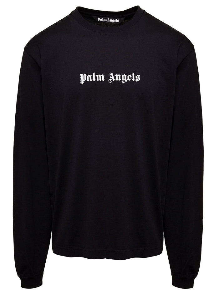 Ml Logo Grande Black Cotton Tshirts And Polo Shirts