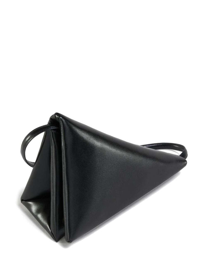 Prisma Triangle Bag Black Calf Shoulder