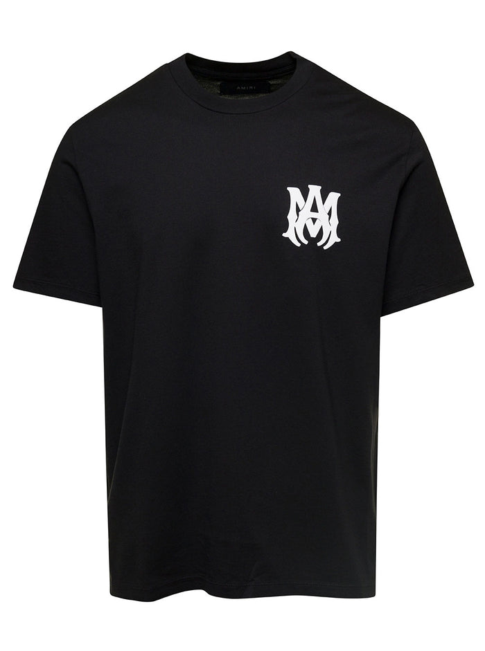 Ma Core Black Cotton T-Shirt Amiri Man Tshirts And Polo Shirts