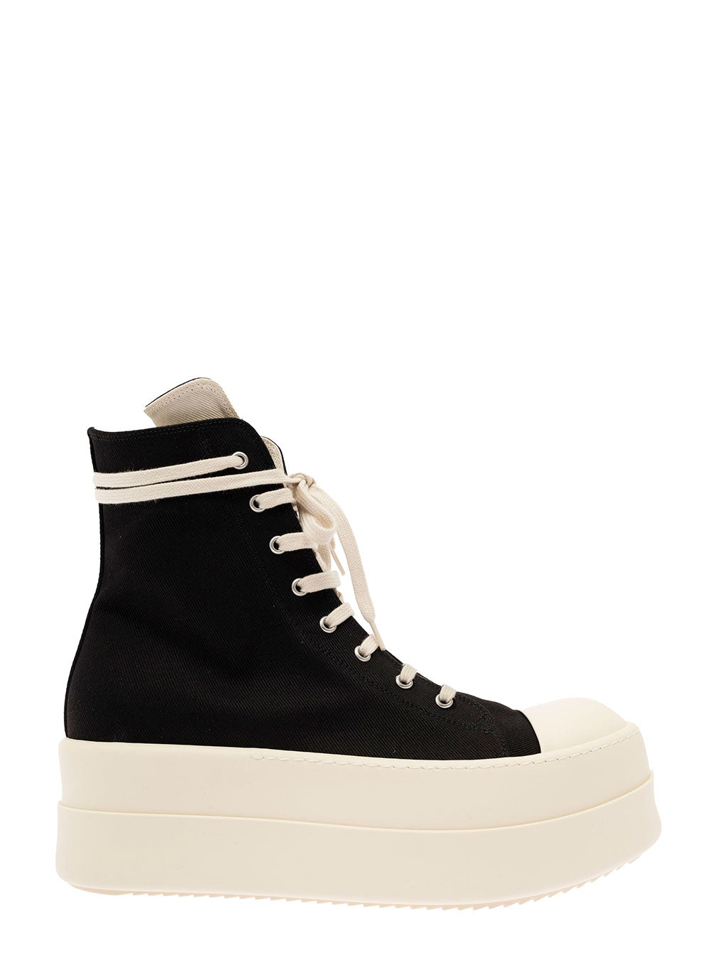 Mega Bumper Sneaks Black Cotton Sneaker