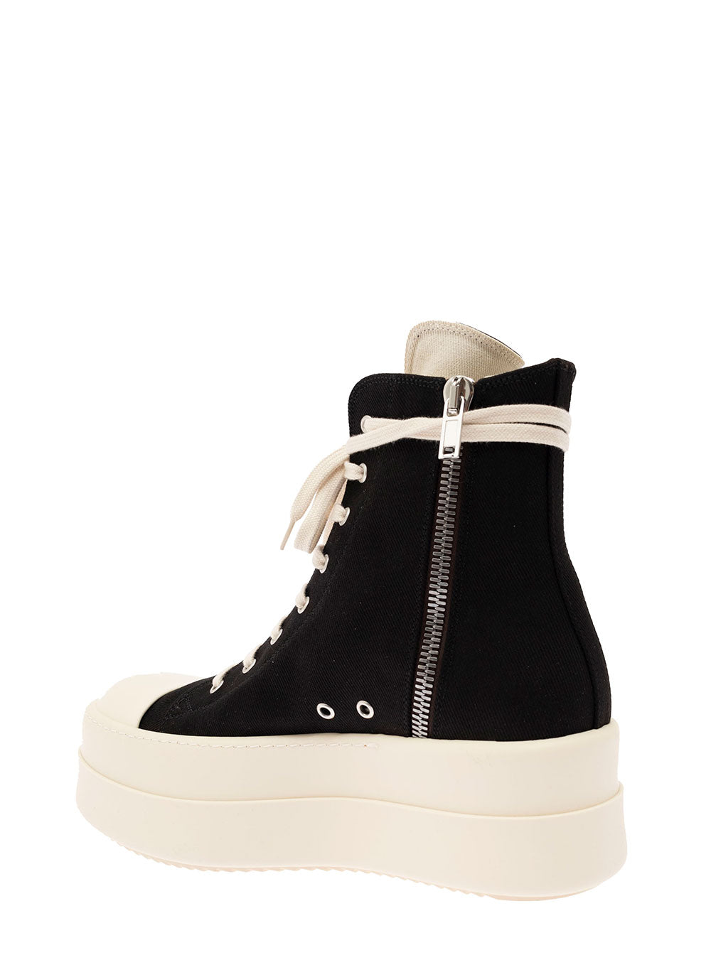 Mega Bumper Sneaks Black Cotton Sneaker