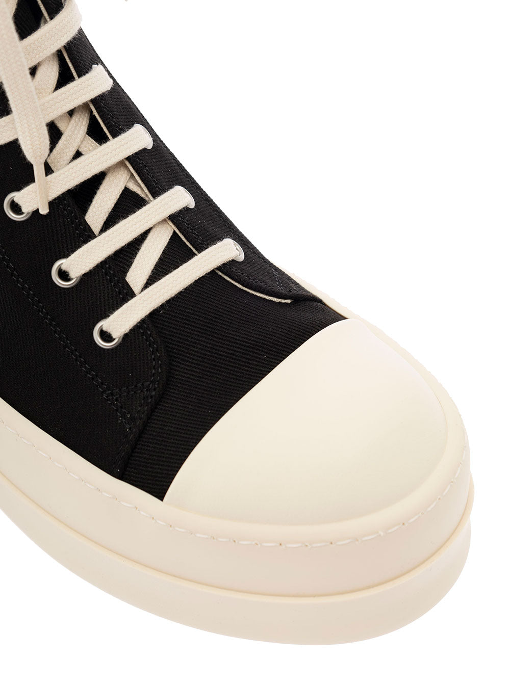 Mega Bumper Sneaks Black Cotton Sneaker