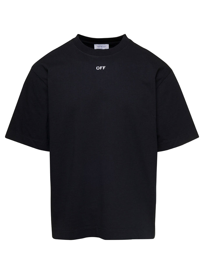 Dbl Moon Arrow Skate S-S Tee Black White Cotton Tshirts And Polo Shirts