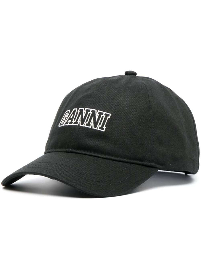Cap Hat Black Organic Cotton And Gloves