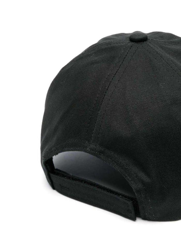 Cap Hat Black Organic Cotton And Gloves
