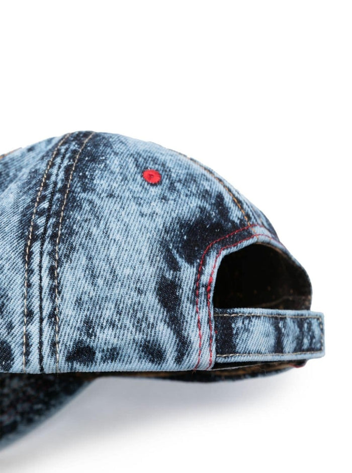 Hats Blu Cotton Woven And Gloves