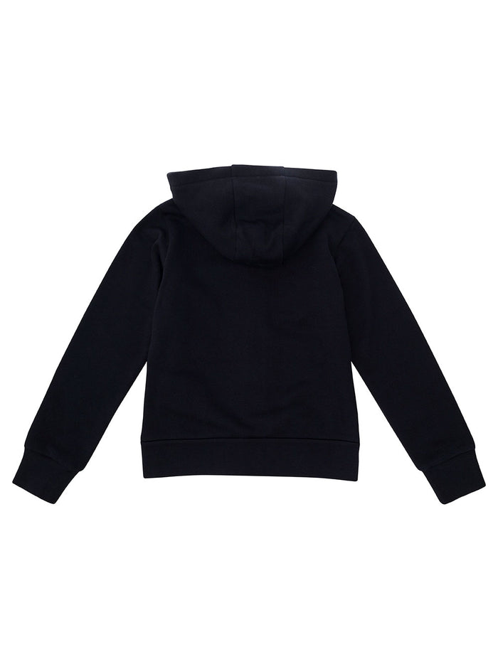 Zip Up Cardigan Blu Polyester Sweatshirts
