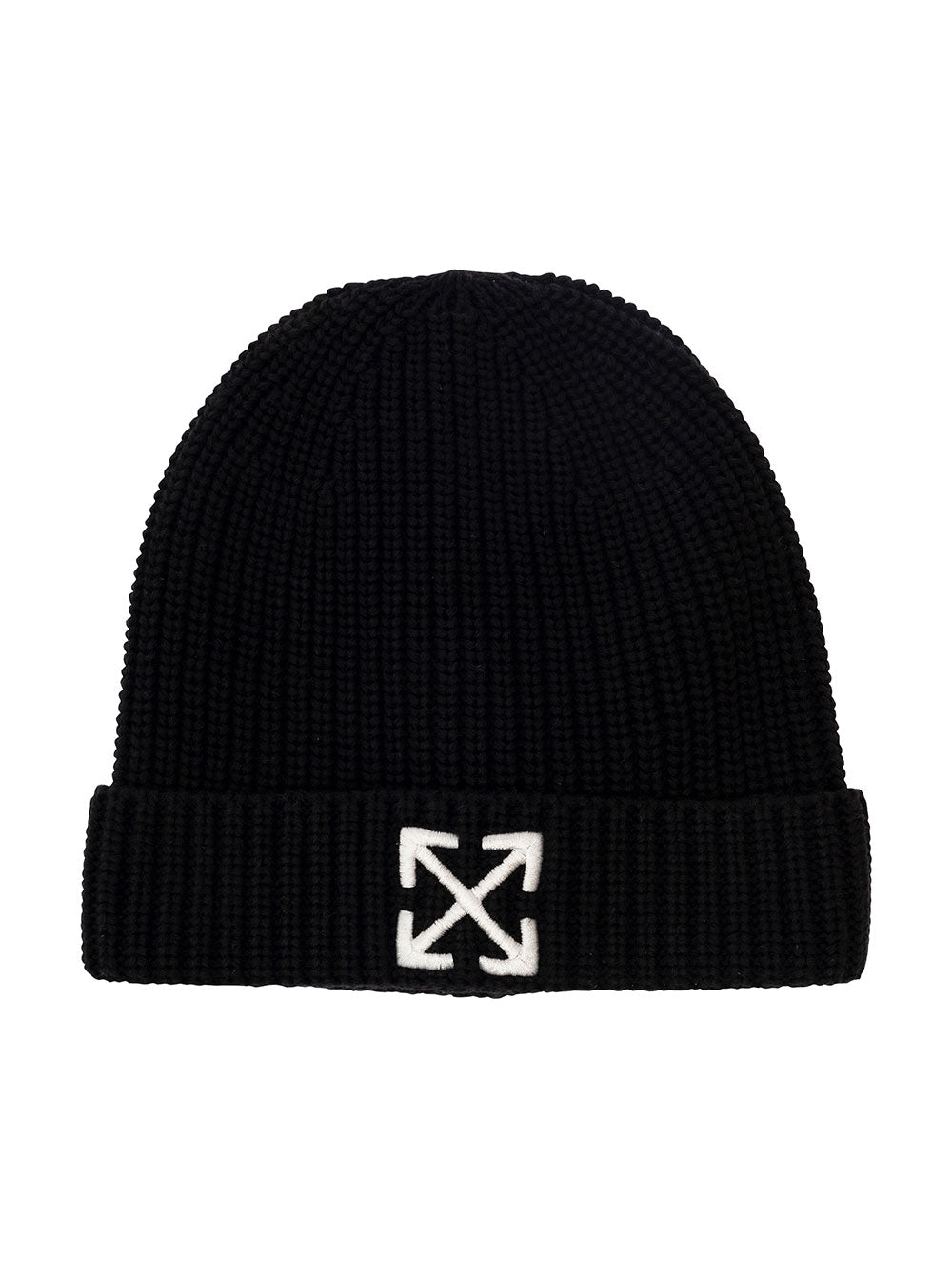 Arrow Beanie Black Cotton Hats And Gloves