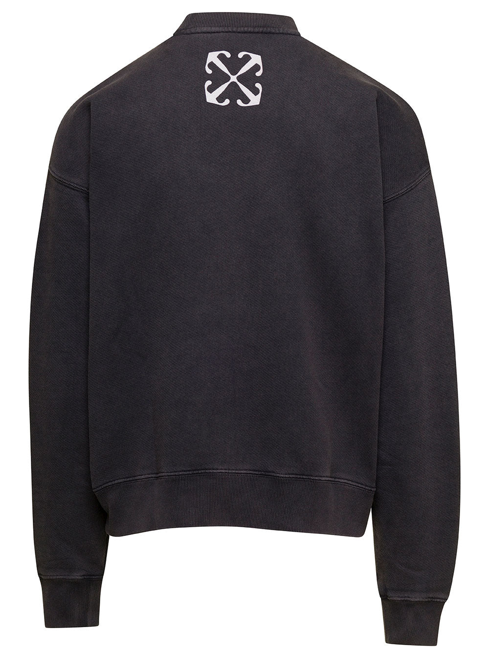 Bacchus Skate Crewneck Black Multicolor Cotton Jersey