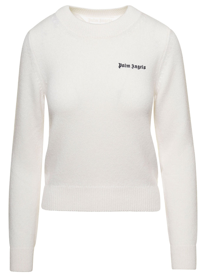 Classic Logo Sweater White Jersey