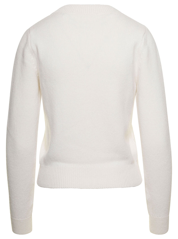 Classic Logo Sweater White Jersey