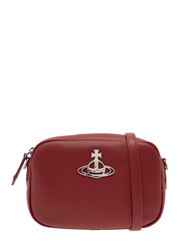 Anna Camera Bag Red Crossbody