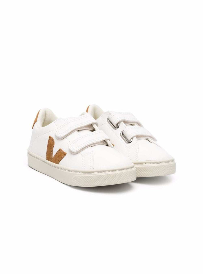 Small Esplar White Chromefree Leather Sneaker