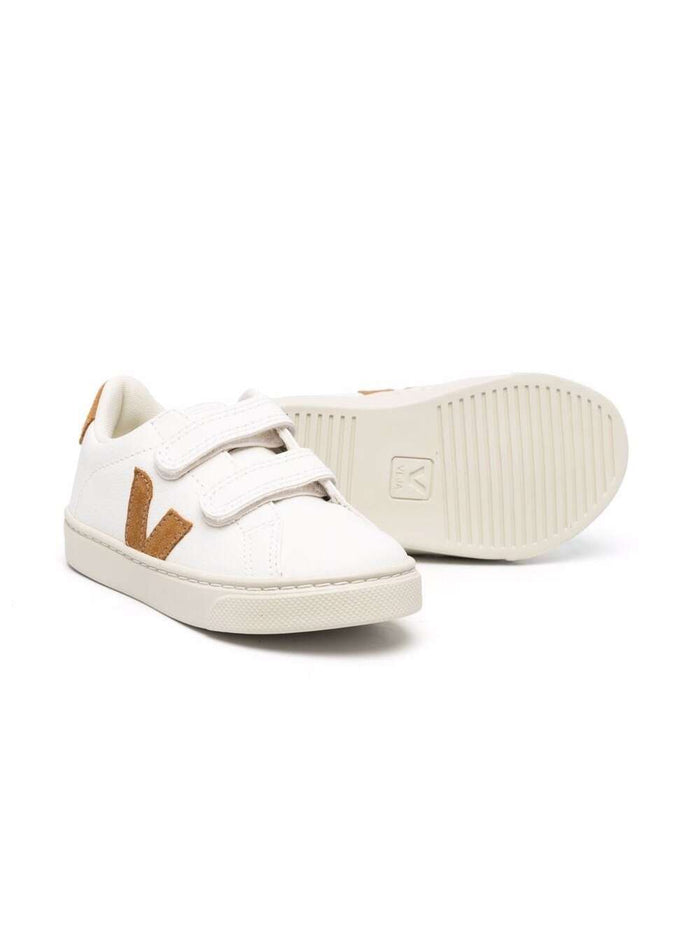 Small Esplar White Chromefree Leather Sneaker