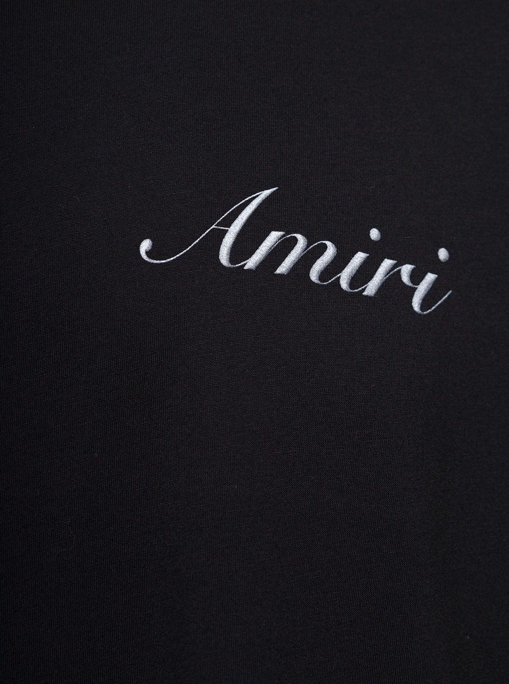 Script Logo Tee Black Cotton Tshirts And Polo Shirts